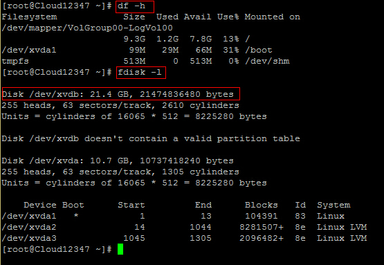 Linux系统挂载数据盘